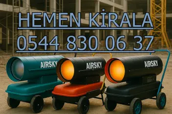 Burdur Isparta Antalya Kiralık Sanayi Tipi Isıtıcı Kiralama