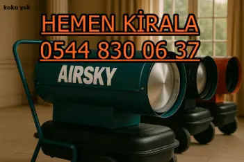 Bursa Kocaeli Sakarya Kiralık Nem Alma Kurutma Makinesi Kiralama