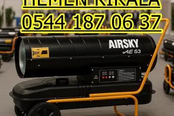 Konya Çevresi Mazotlu Elektrikli Isımak Isıtıcı Kiralama