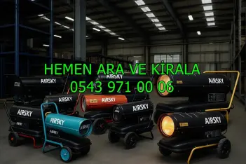 Zeytinburnu Mazotlu Elektrikli Isımak Isıtıcı Kiralama