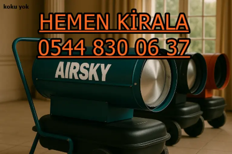Bursa Kocaeli Sakarya Kiralık Nem Alma Kurutma Makinesi Kiralama